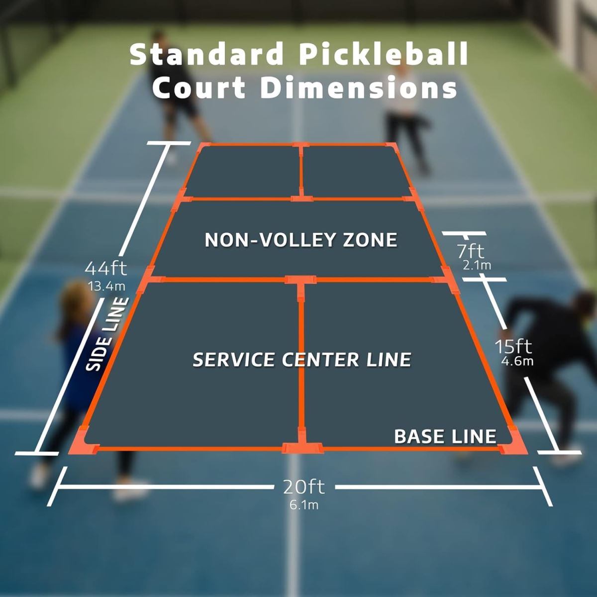 Tất tần tật về sân Pickleball: Kích thước tiêu chuẩn, chi phí thiết kế làm sân và giá thuê sân