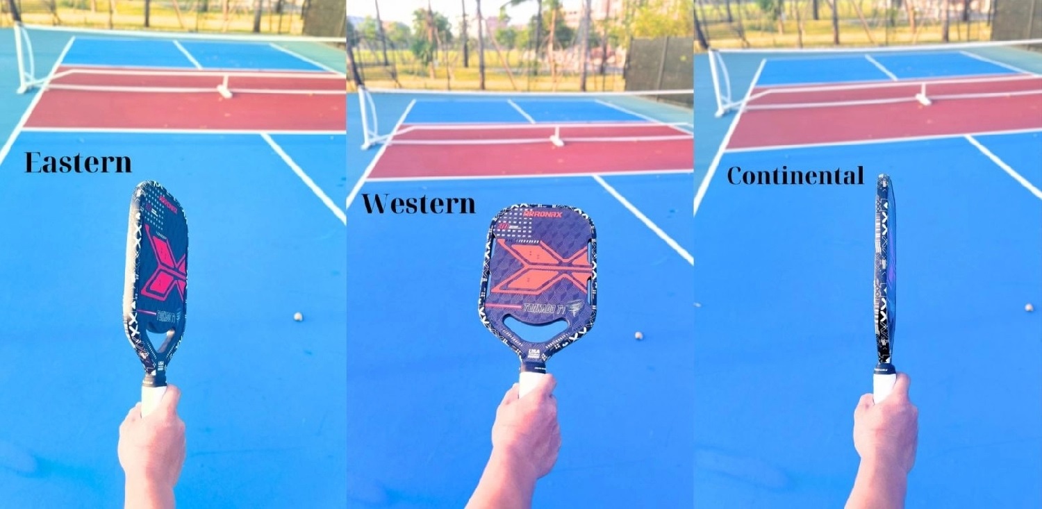 Cách cầm vợt pickleball