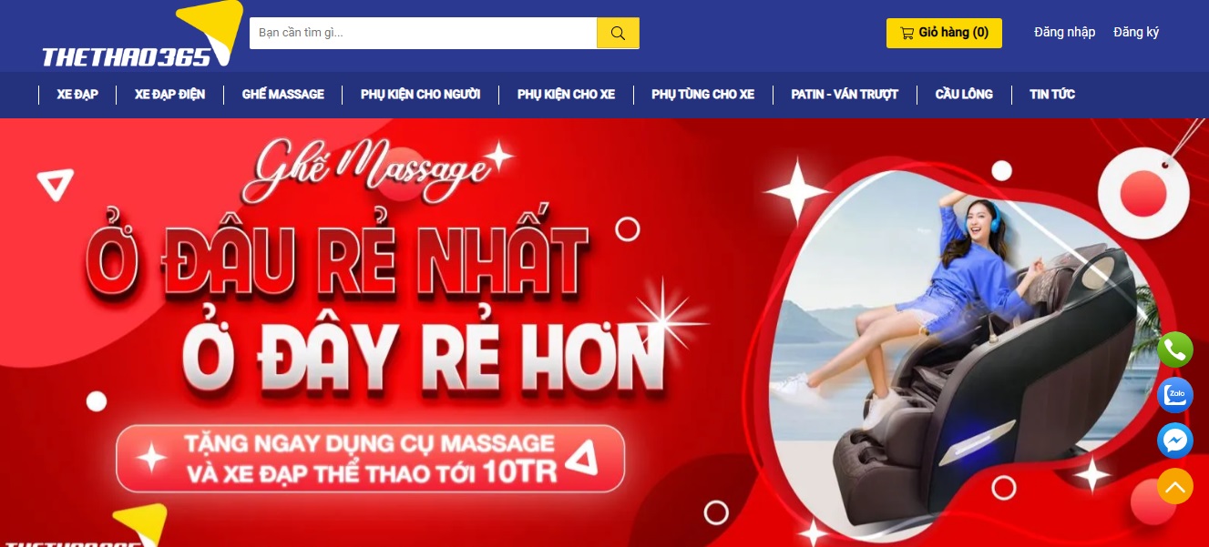 Địa chỉ mua ghế massage Nhật Bản giá rẻ uy tín nhất