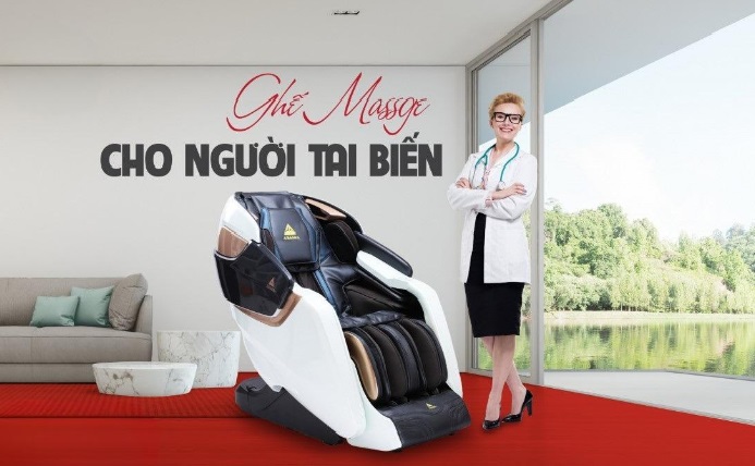 Những lưu ý khi sử dụng ghế massage cho người bị tai biến