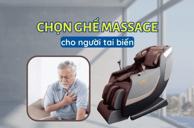 lựa chọn ghế massage cho người bị tai biến