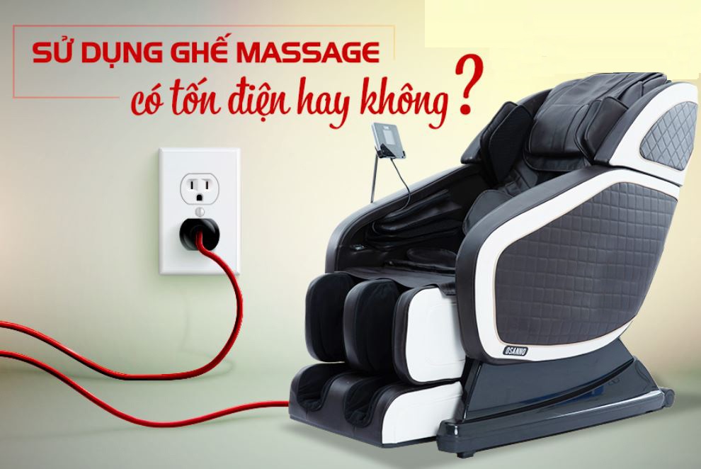 Ảnh hưởng của ghế massage đến hóa đơn điện