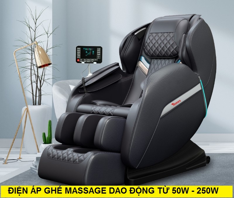 Mức tiêu thụ điện của ghế massage là bao nhiêu?