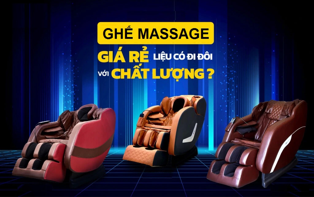 Review top 11 ghế massage giá rẻ dưới 10 triệu, 15 triệu, 20 triệu và 30 triệu hot nhất năm