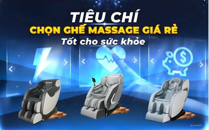 Tiêu chí chọn ghế massage giá rẻ