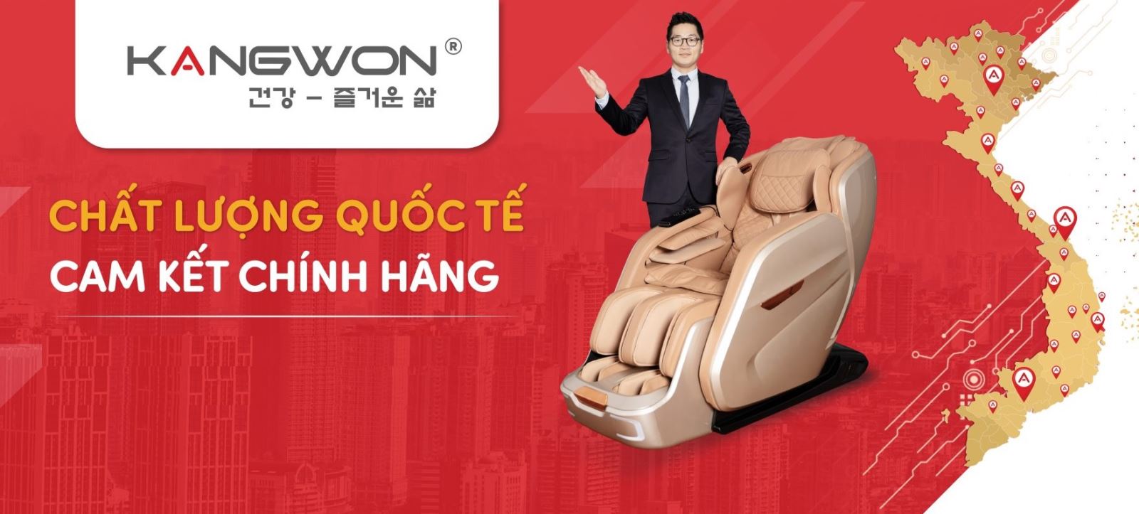 Lịch sử và phát triển của thương hiệu ghế massage Kangwon