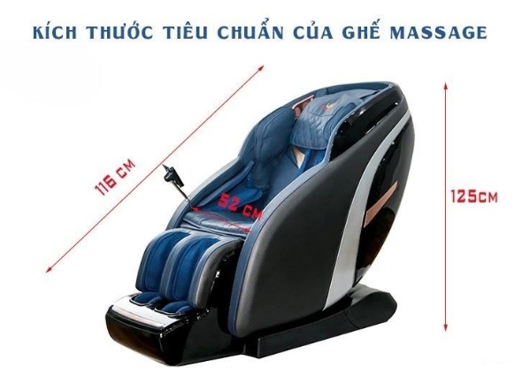 Kích Thước Tiêu Chuẩn Của Ghế Massage