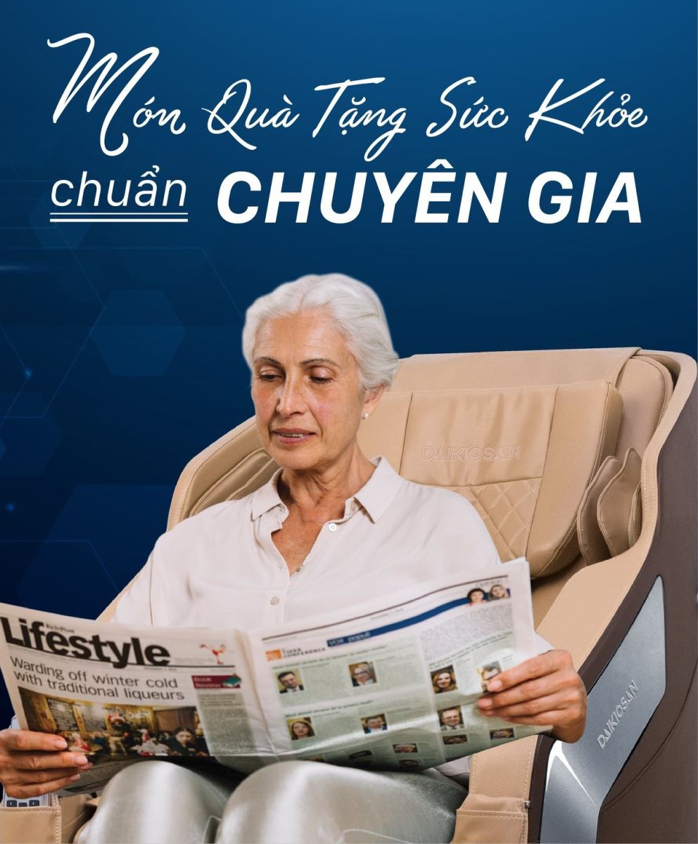 Ghế massage cho người cao tuổi