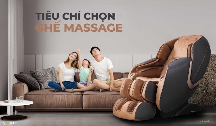 Tiêu chí lựa chọn ghế massage