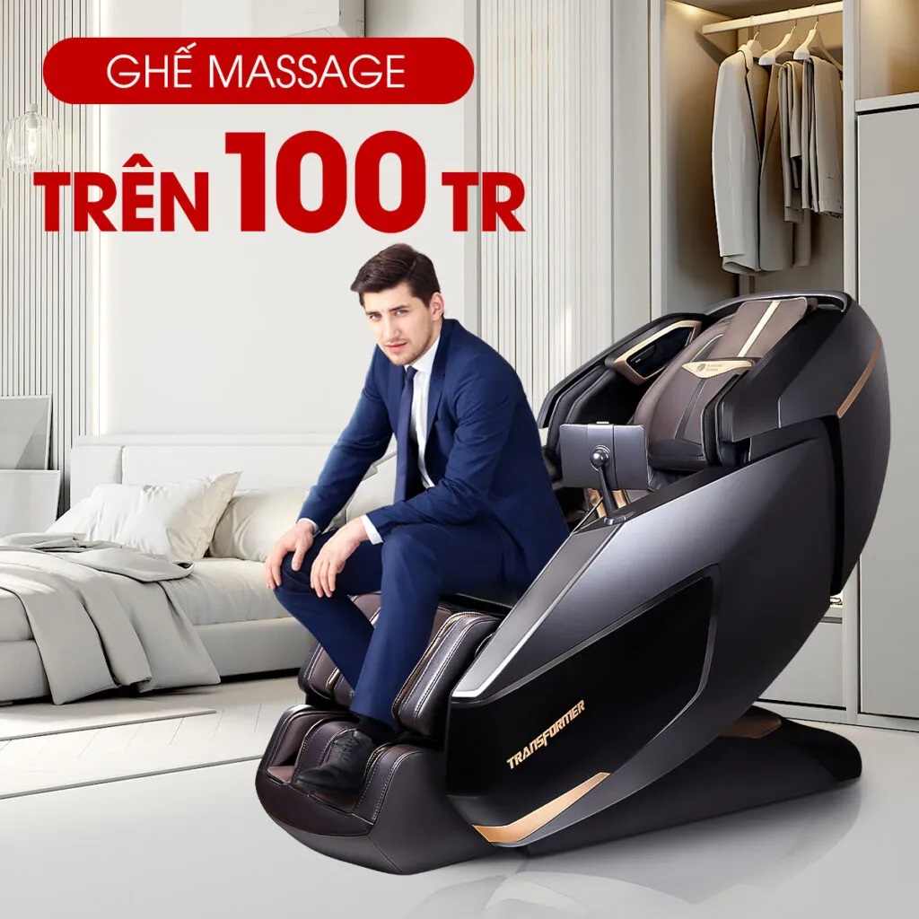 Ghế massage cao cấp giá trên 100 triệu đồng