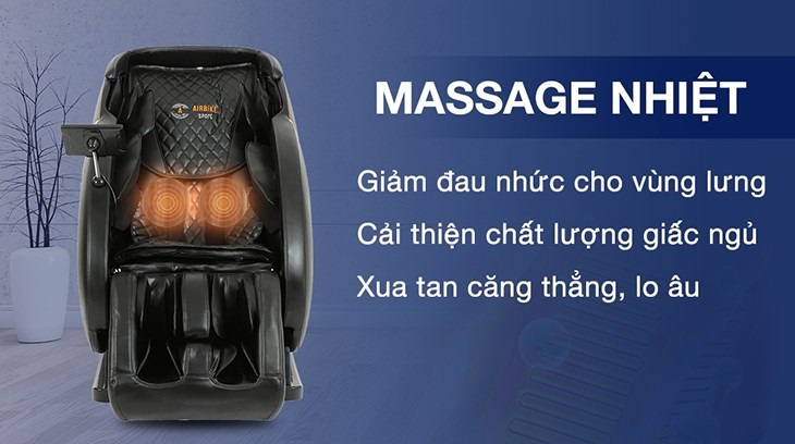 Ghế massage giúp giảm lo âu