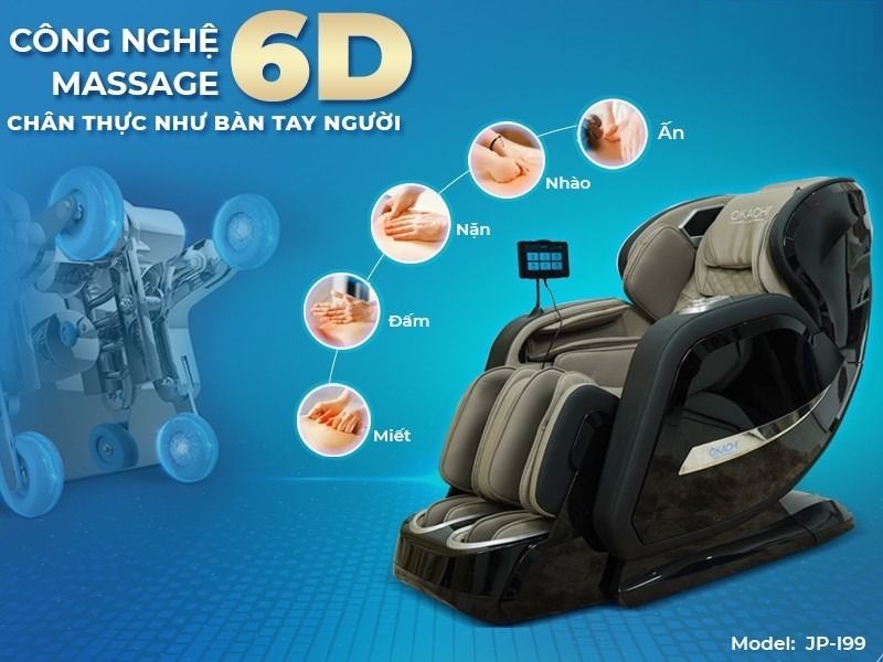 Lợi ích của ghế massage công nghệ 6D