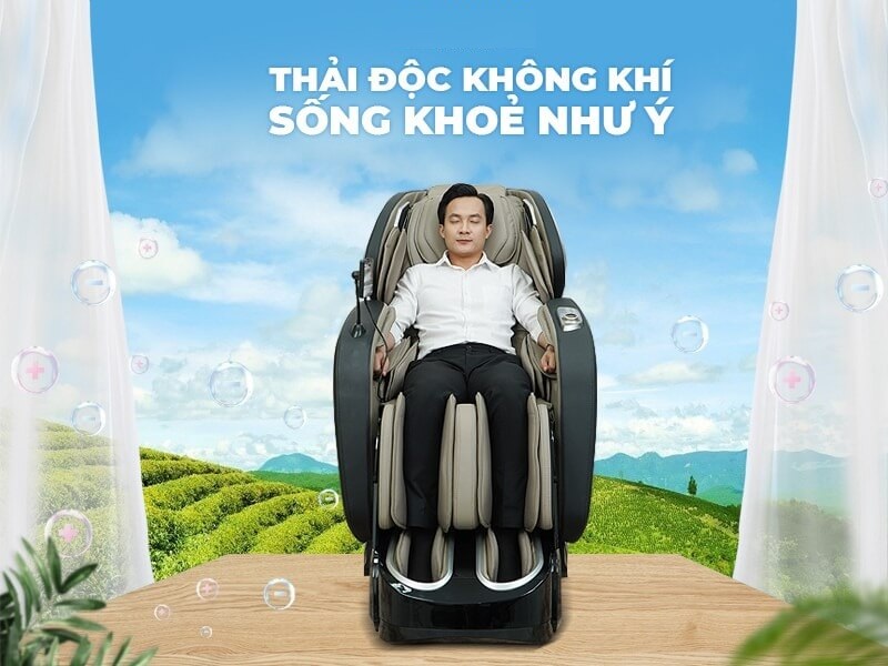 Tính năng lọc không khí của ghế massage