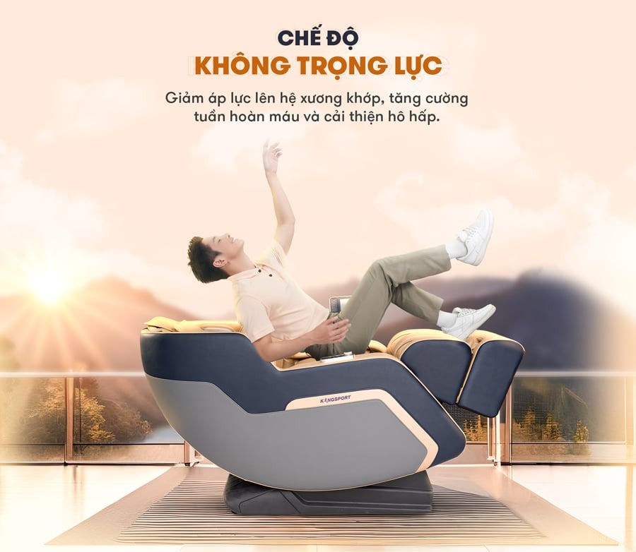 Công nghệ masage không trọng lực (Zero Gravity)