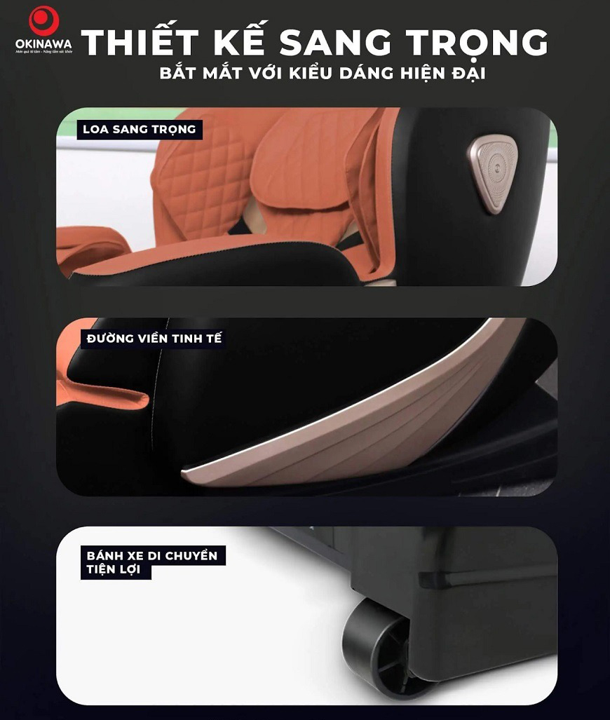 ghe-massage-okinawa-os210-2 thiết kế sang trọng