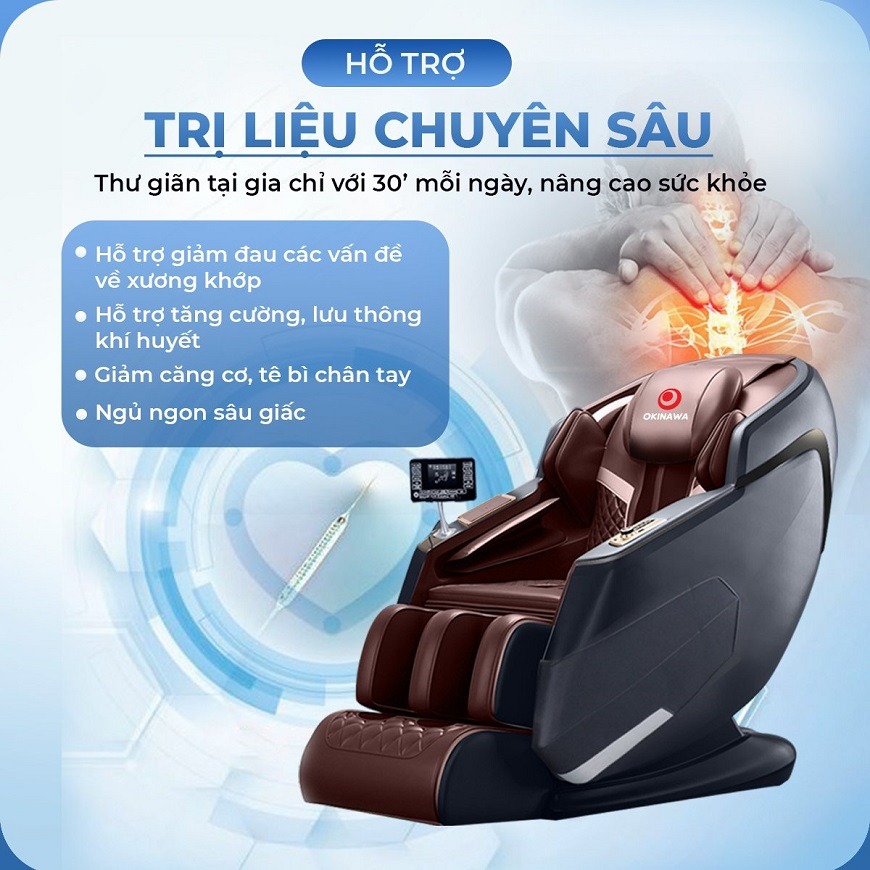 Lợi ích vượt trội từ tính năng massage chuyên sâu