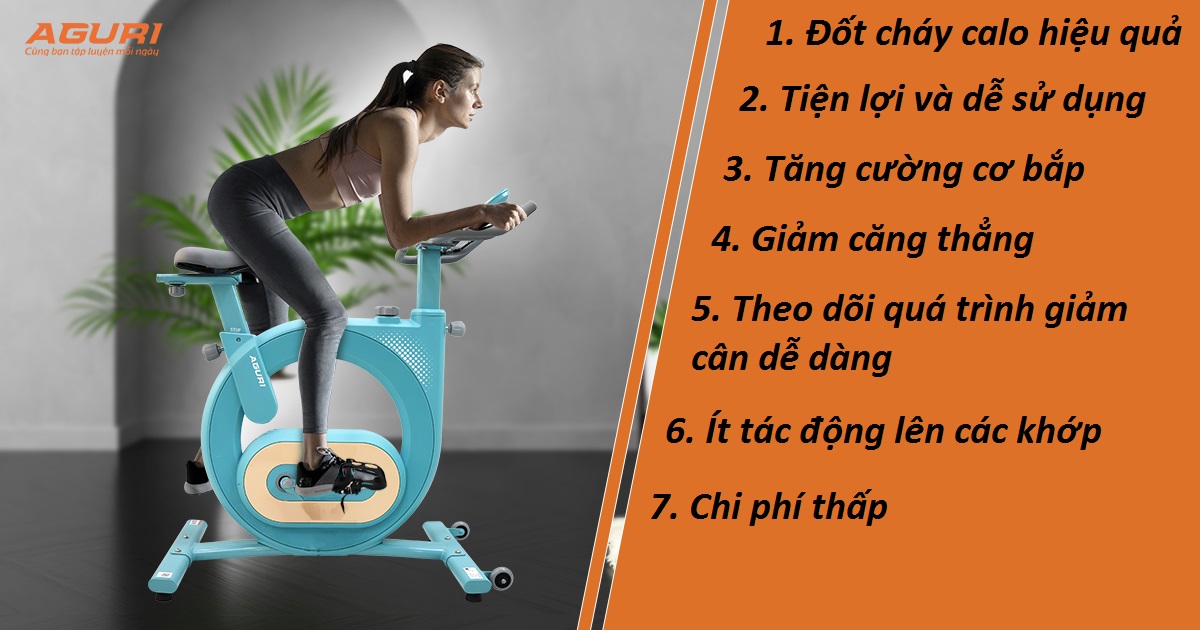 Lợi ích của bằng xe đạp tập tại nhà trong quá trình giảm cân