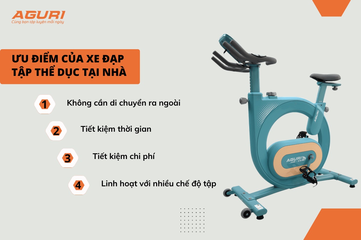 Điều gì khiến xe đạp tập thể dục trong nhà là sự lựa chọn phổ biến