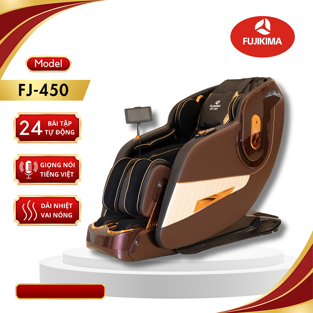 Ghế massage Fujikima FJ-450 giá trên 100 triệu