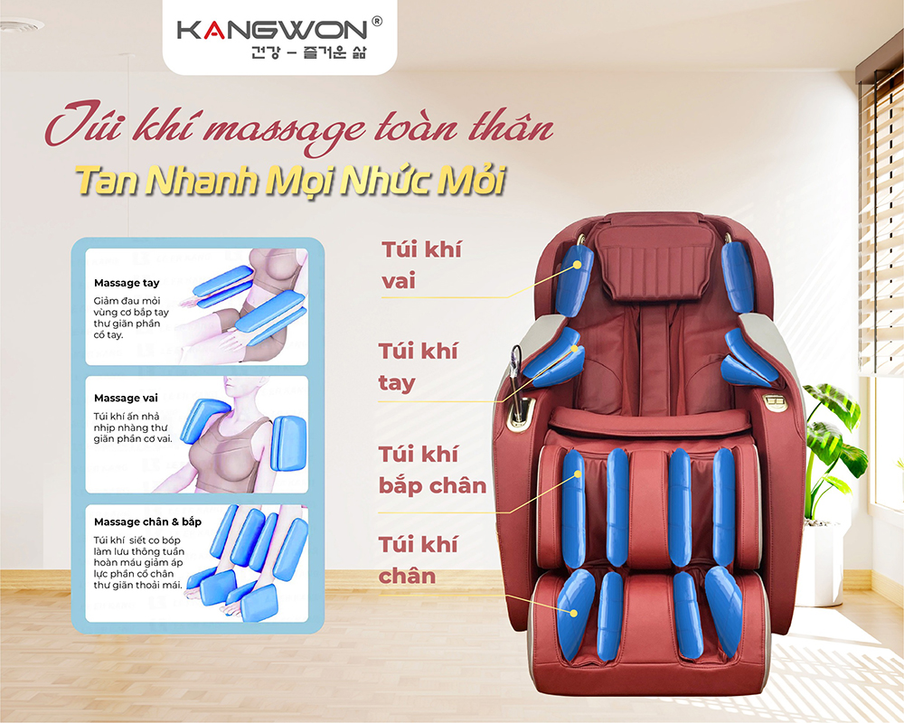 Ghế Massage Kangwon 166 2