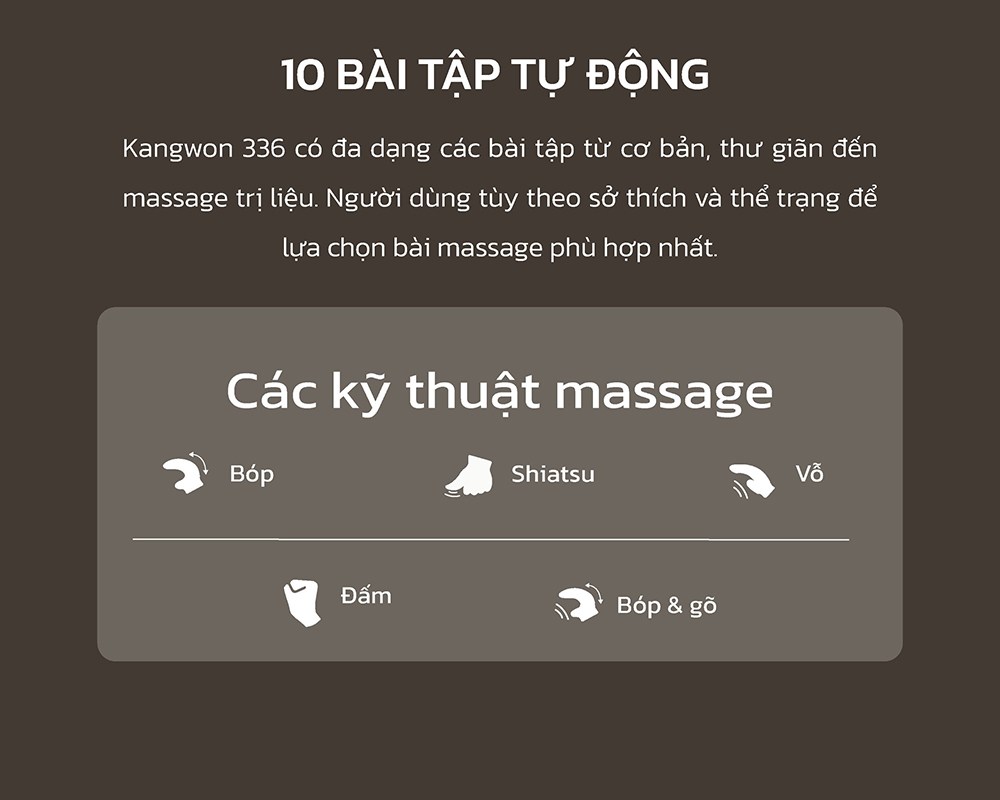 Ghế Massage Kangwon 336 3