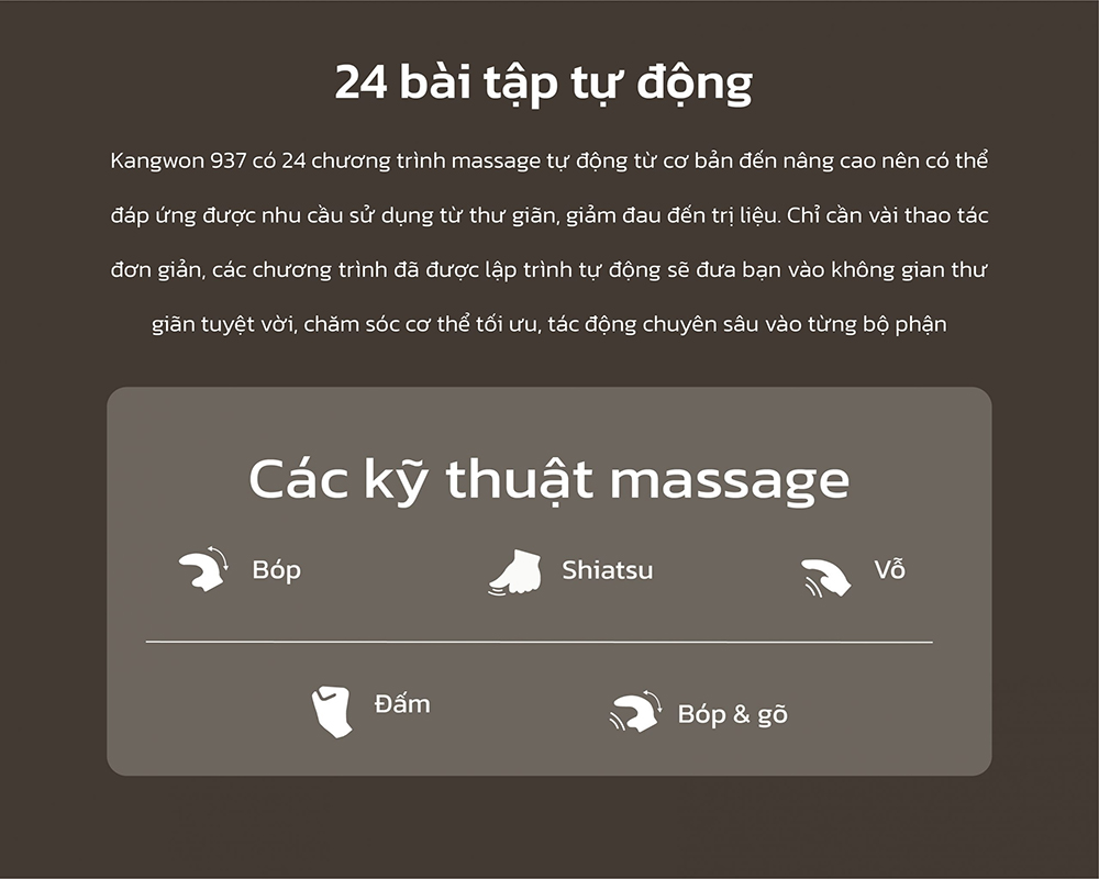 Ghế Massage Kangwon 937 7