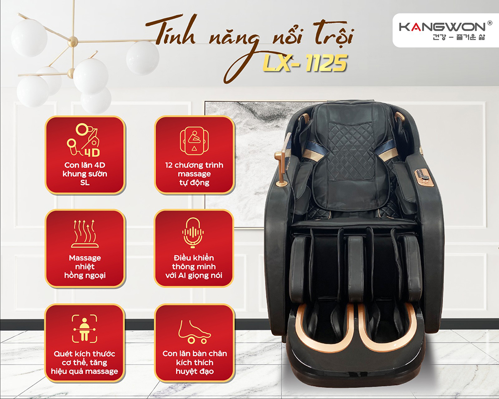 Ghế Massage Kangwon LX-1125 2