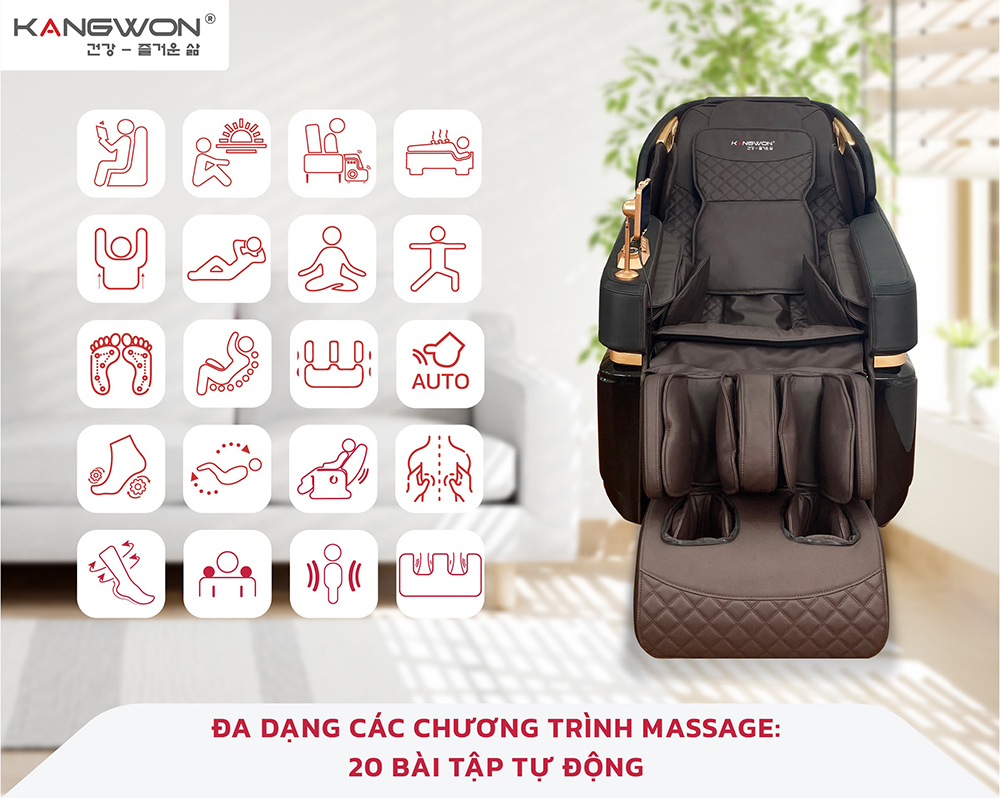 Ghế Massage Kangwon LX-580 3