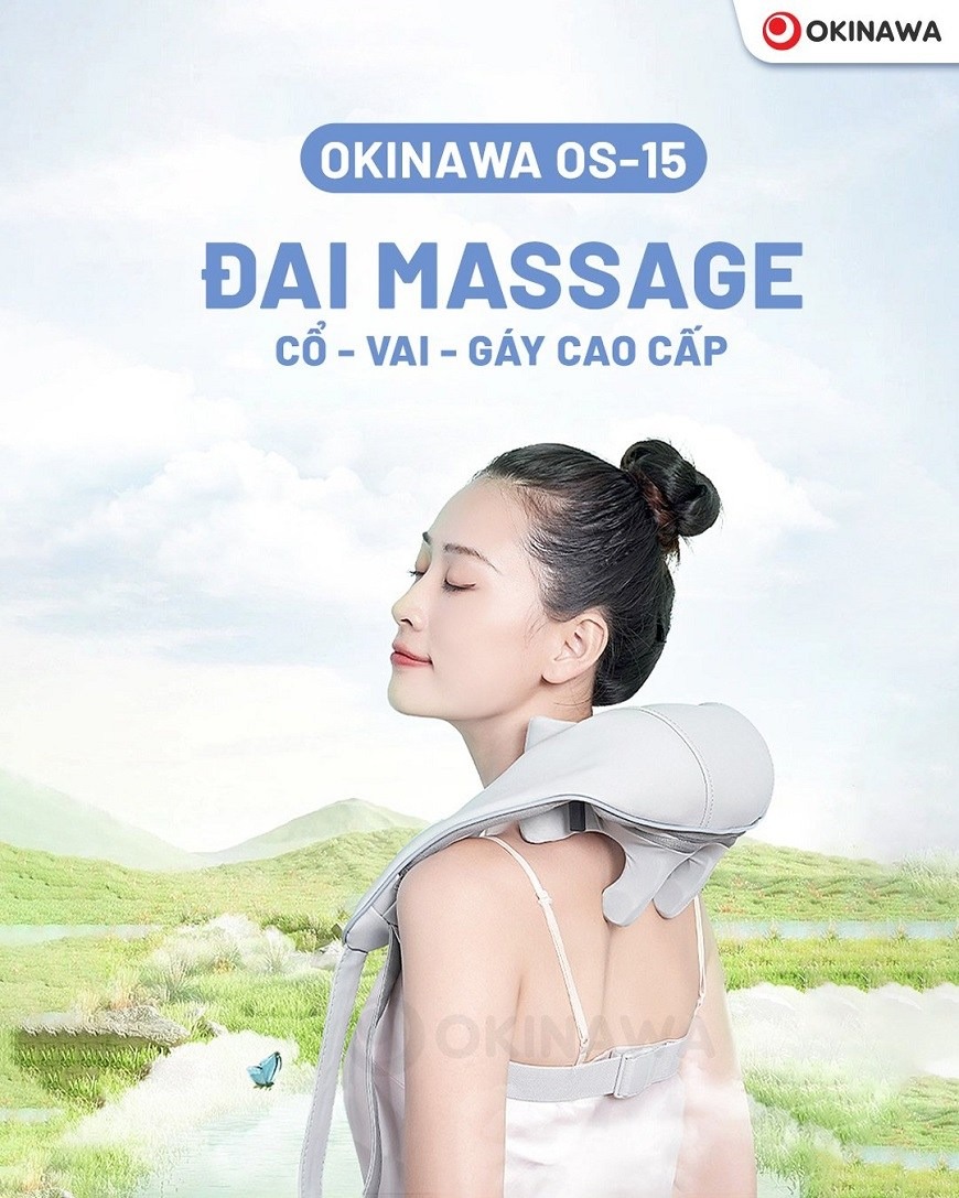 Đai Massage Vai Gáy Okinawa OS-15 1