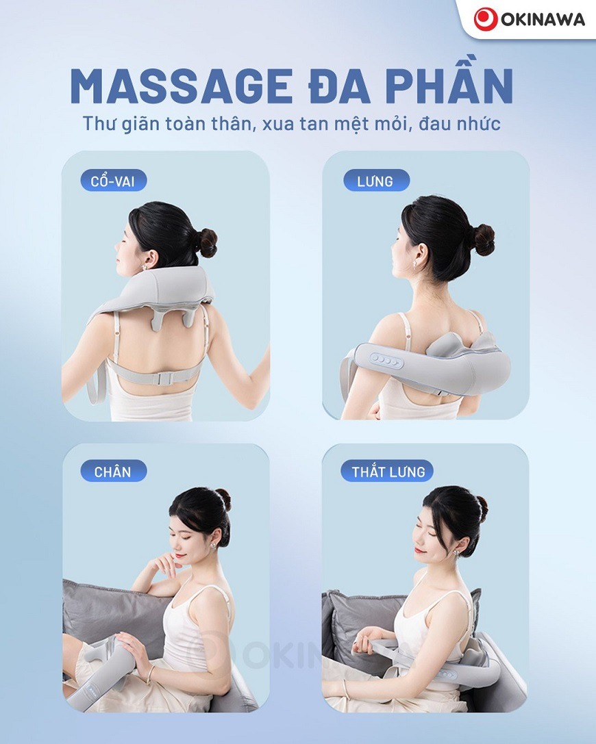 Đai Massage Vai Gáy Okinawa OS-15 6