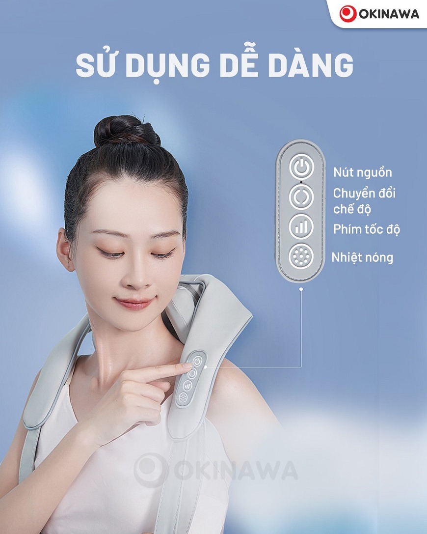 Đai Massage Vai Gáy Okinawa OS-15 7
