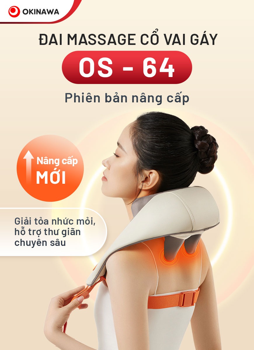 Đai Massage Vai Gáy Okinawa OS-64 1