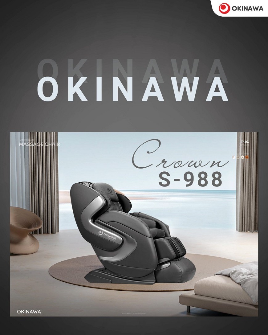 Ghế Massage Okinawa Crown S-988 12
