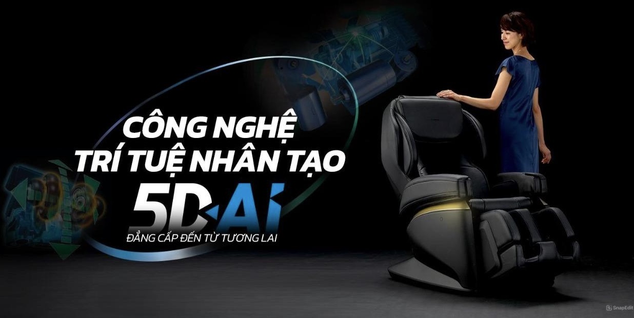 Ghế massage công nghệ 5D là gì?