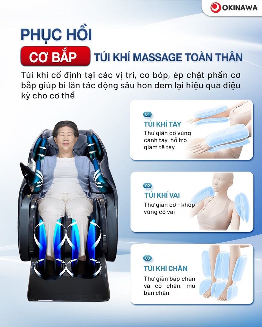 Ghế Massage Okinawa ITECH 7D 7