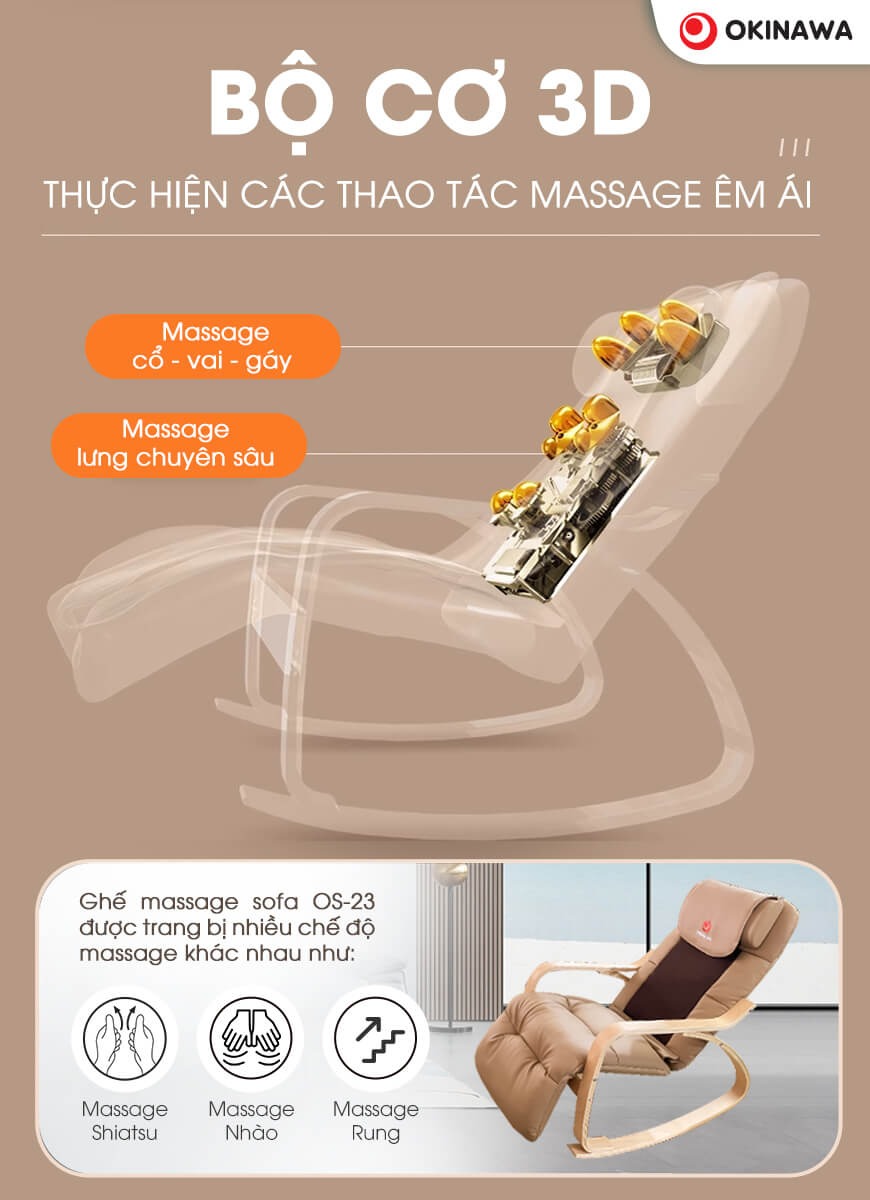 Ghế Sofa Massage Okinawa OS-23 5