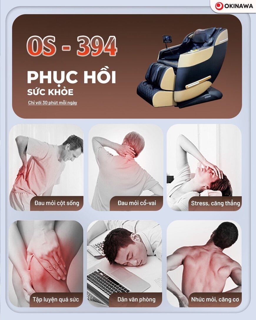 Ghế Massage Okinawa OS-394 7