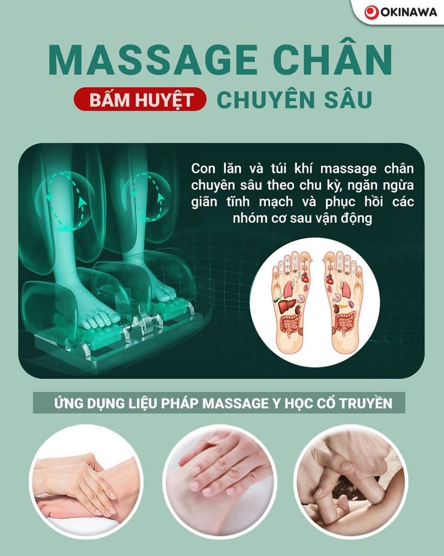 Ghế Massage Okinawa OS-410 12