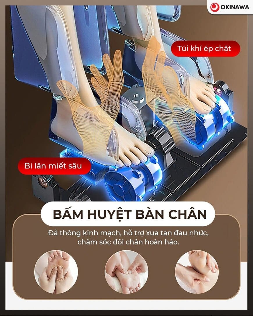 Ghế Massage Okinawa OS-413 9