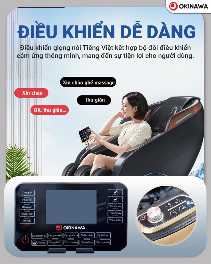 Ghế Massage Okinawa OS-456 9