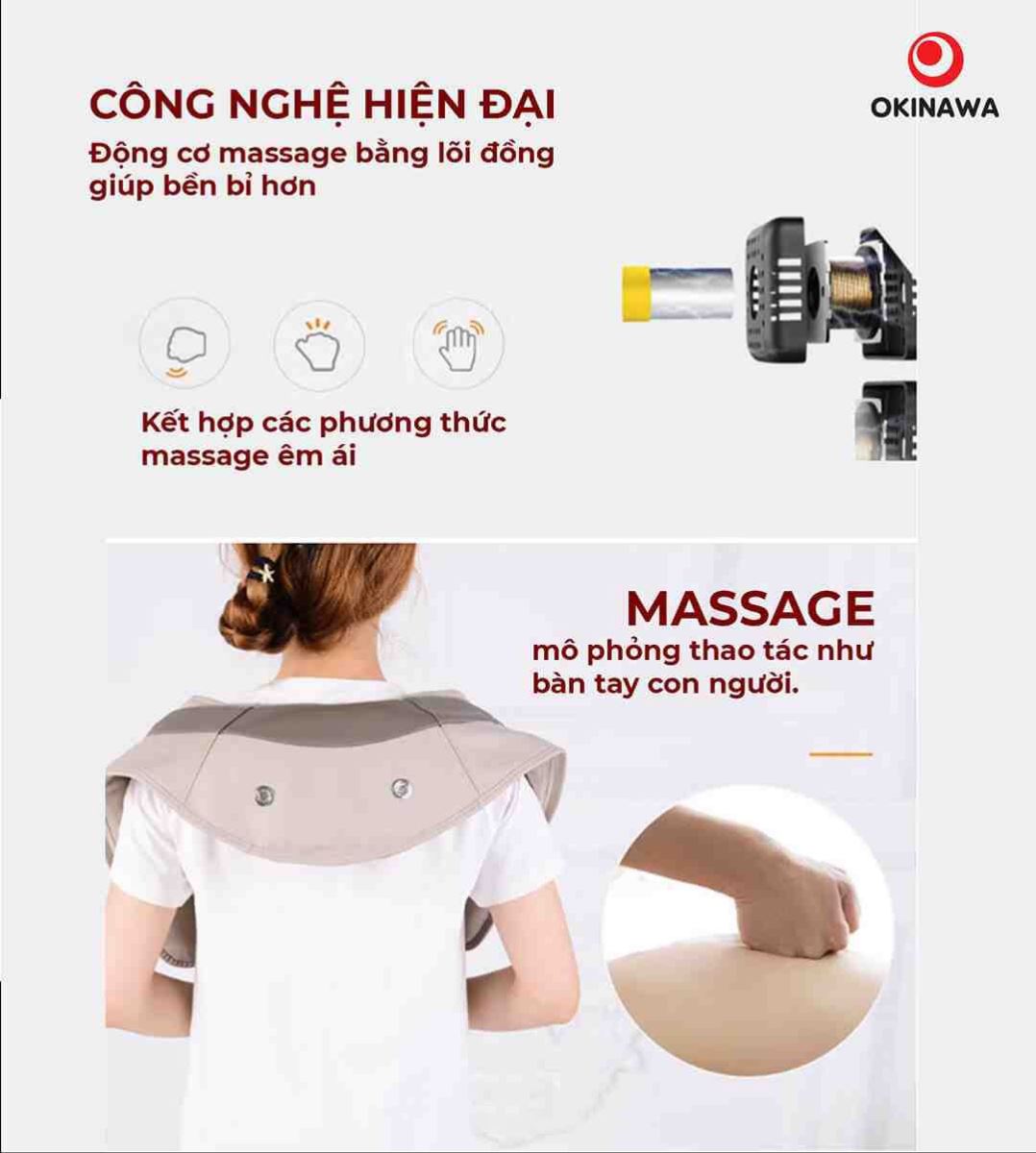 đai massage vai gáy Okinawa OS-03 2