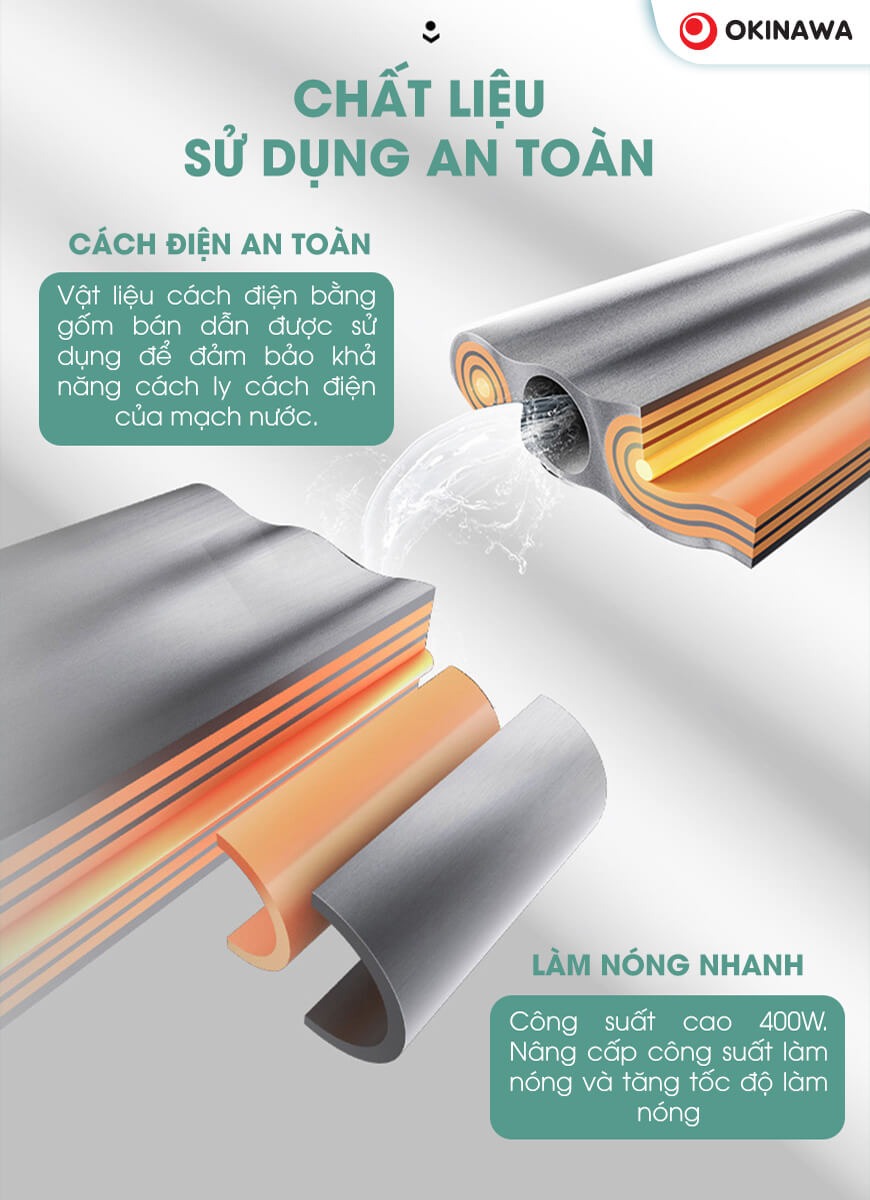máy ngâm chân massage Okinawa OS-22 10