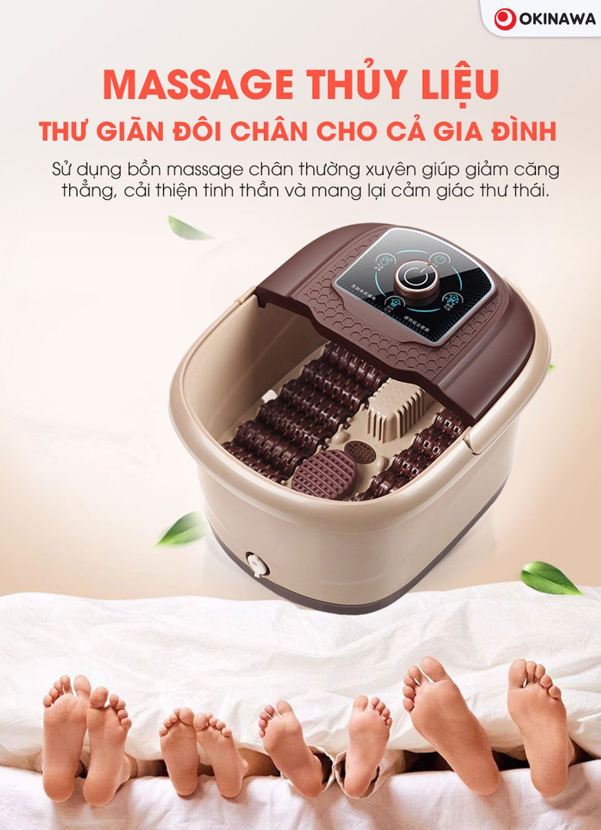 máy ngâm chân massage Okinawa OS-24 3