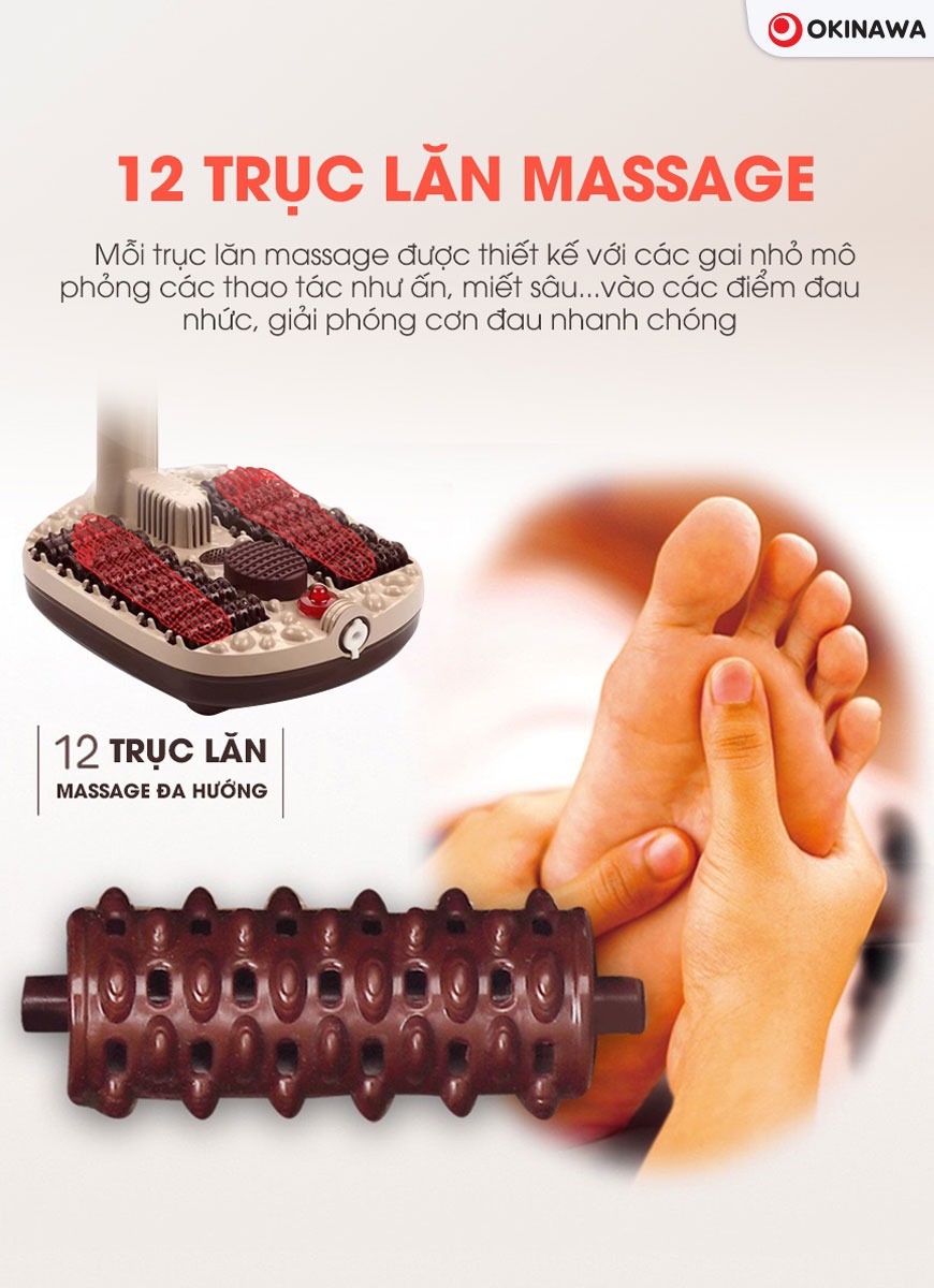 máy ngâm chân massage Okinawa OS-24 5