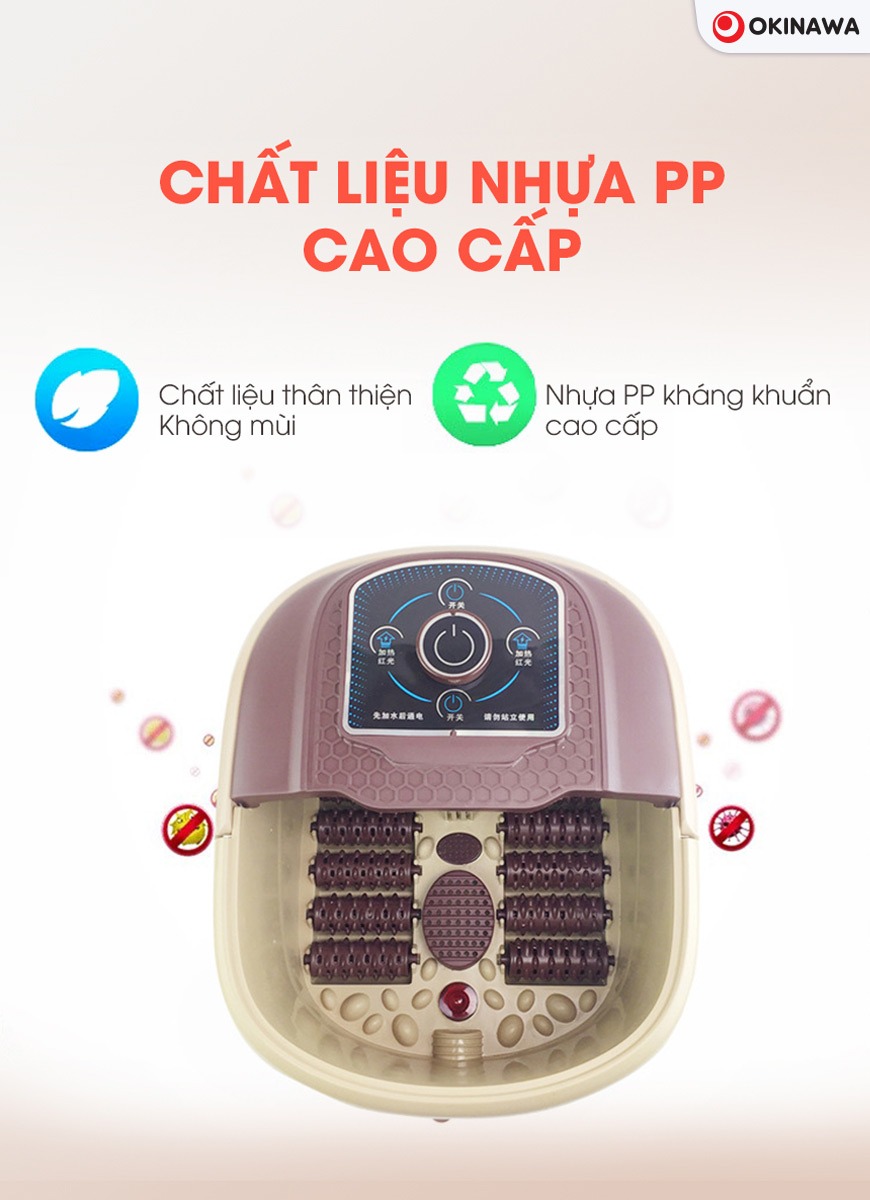 máy ngâm chân massage Okinawa OS-24 8
