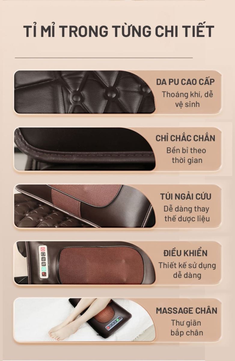 đệm massage Okinawa OS-26 11