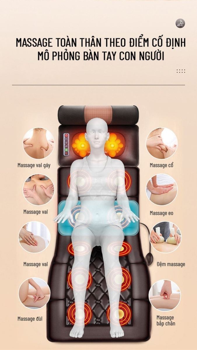 đệm massage Okinawa OS-26 7