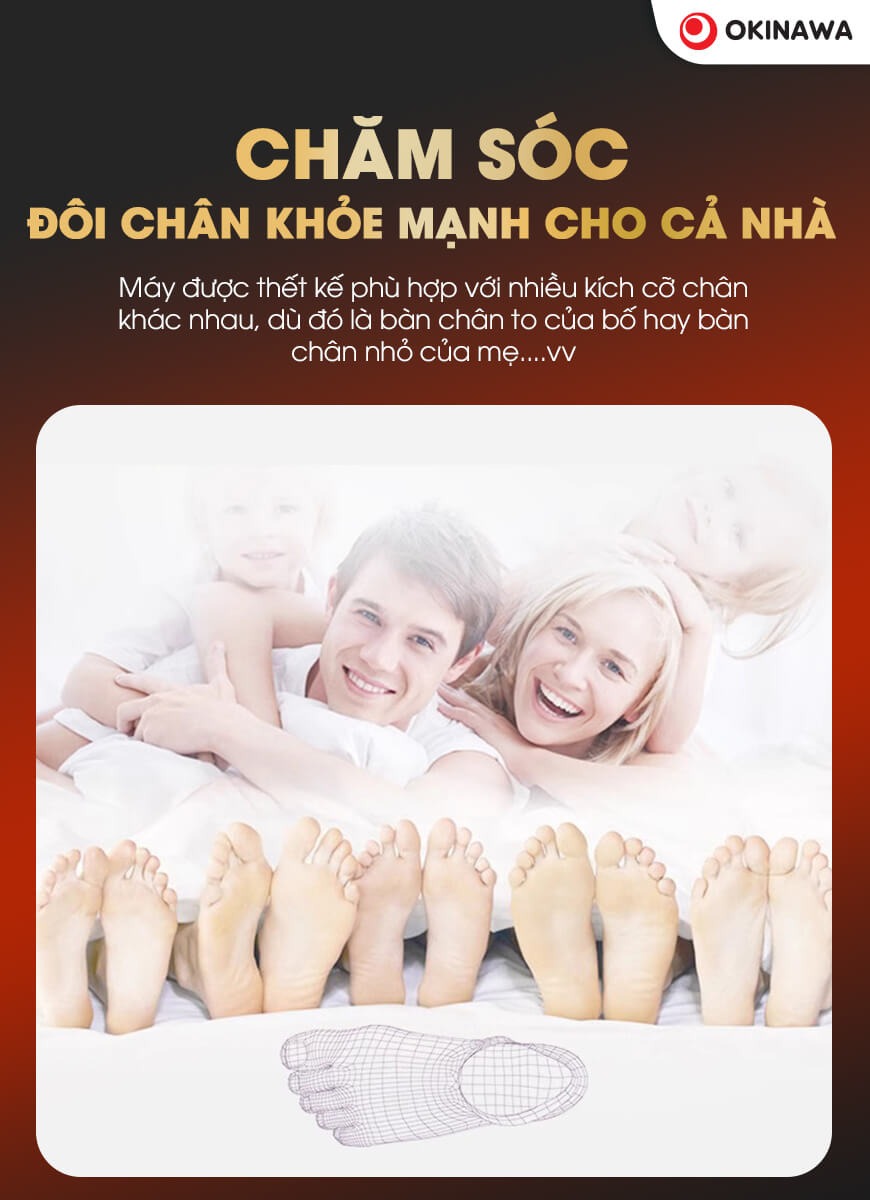 máy massage chân Okinawa OS-30 1