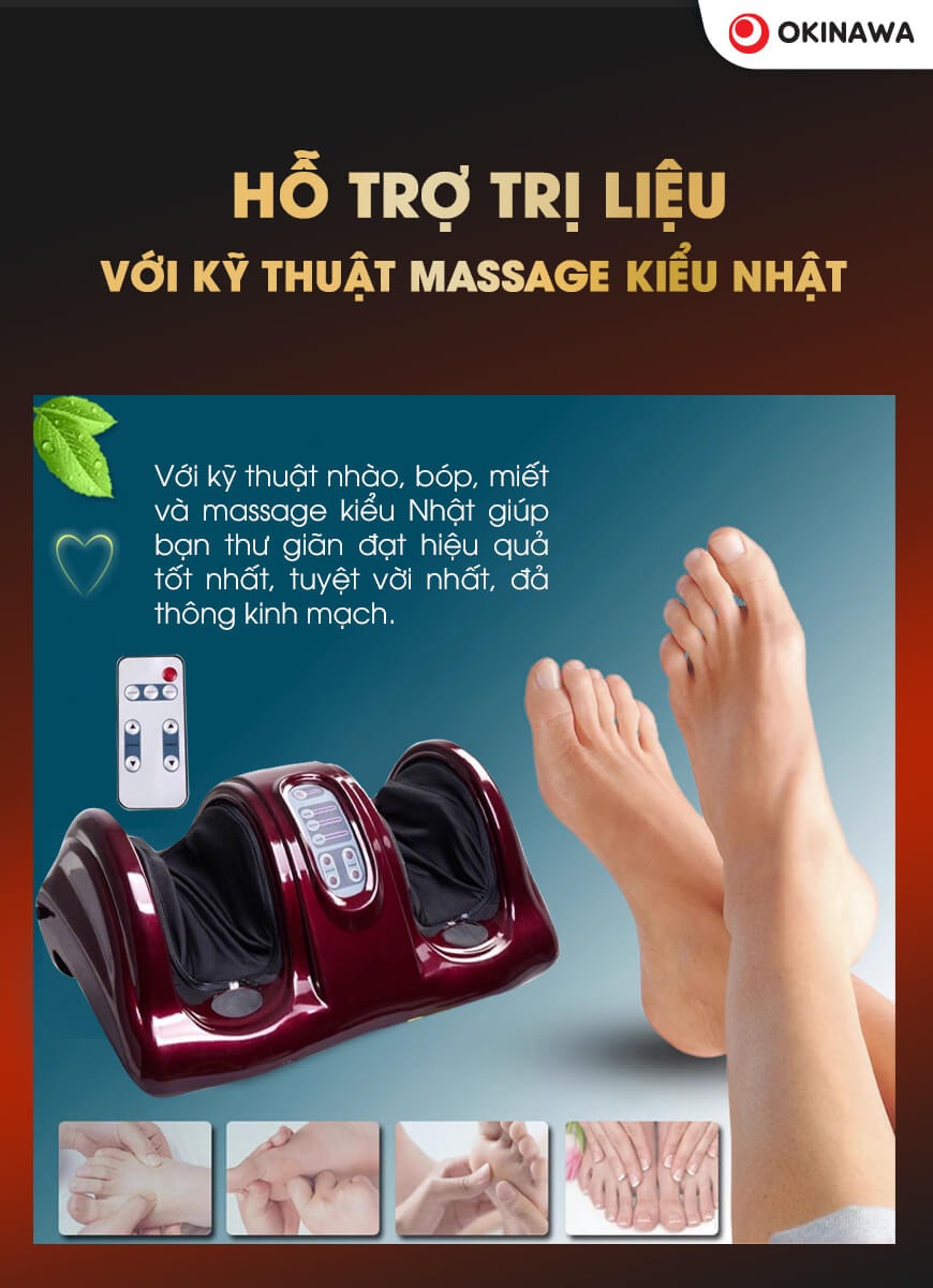 máy massage chân Okinawa OS-30 2