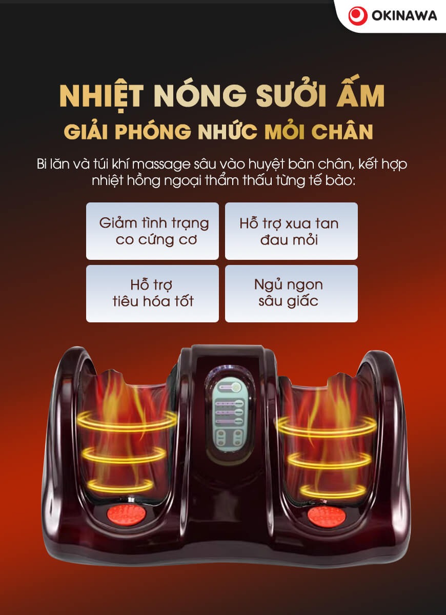 máy massage chân Okinawa OS-30 4